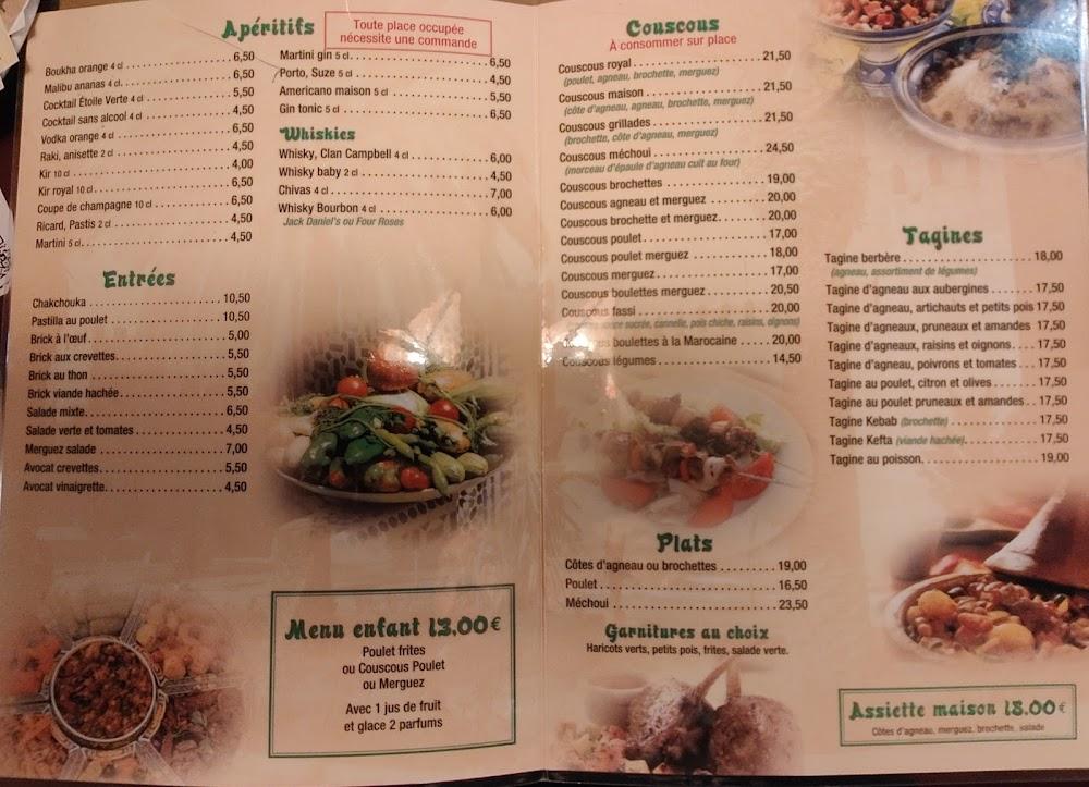 L'Etoile Verte - Menu Image 4